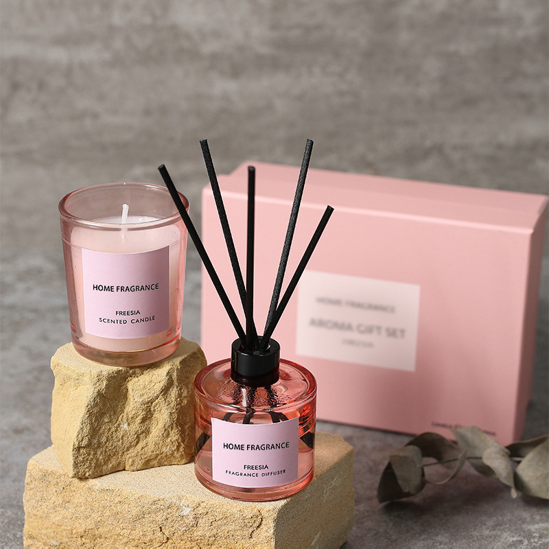 Home Fragrance Diffuser Refills - プレミアムリードディフューザーとキャンドルギフトセット、長持ちする香り付きフレグランス詰め替え、自宅、オフィス、スパ、パーティー、ギフトに