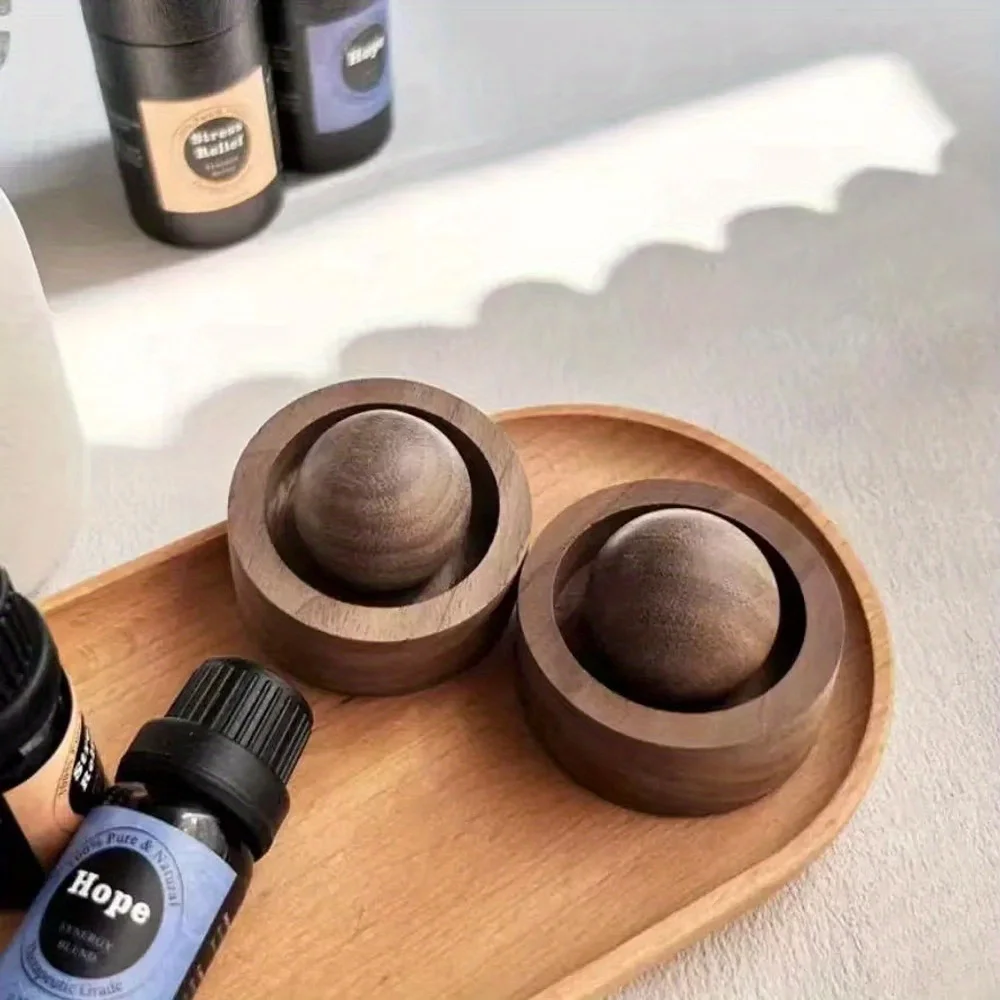 Home Fragrance Homemade - 車＆家庭用エッセンシャルオイルディフューザー - 木製ミニキュートナチュラルフレグランスディフューザー、寝室、リビングルーム、バスルームに最適