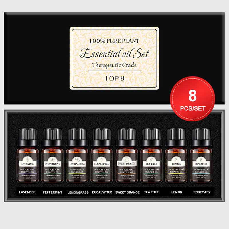 Home Fragrance Diffuser Refills - 10 ミリリットル詰め替えフレグランスエッセンシャルオイル香水ディフューザー加湿器車ホームオフィス芳香剤植物エキス混合 8 ピース/セット