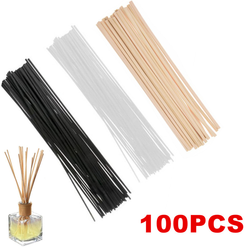 Home Fragrance Diffuser Refills - 20/100 個交換アロマセラピー籐スティックアロマディフューザー詰め替え DIY ホームリビングルームフレグランス装飾用品