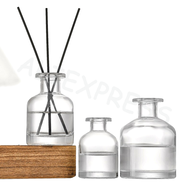 Home Fragrance Vaporizer - リードディフューザーエッセンシャルオイルボトルオイルディフューザースティック1個50mlホームフレグランスディフューザーボトルパーティーギフトガラス容器