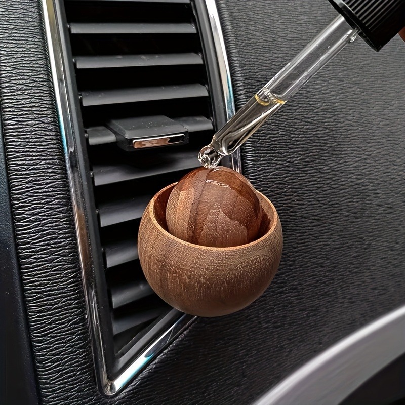 Home Fragrance Homemade - 車＆家庭用エッセンシャルオイルディフューザー - 木製ミニキュートナチュラルフレグランスディフューザー、寝室、リビングルーム、バスルームに最適