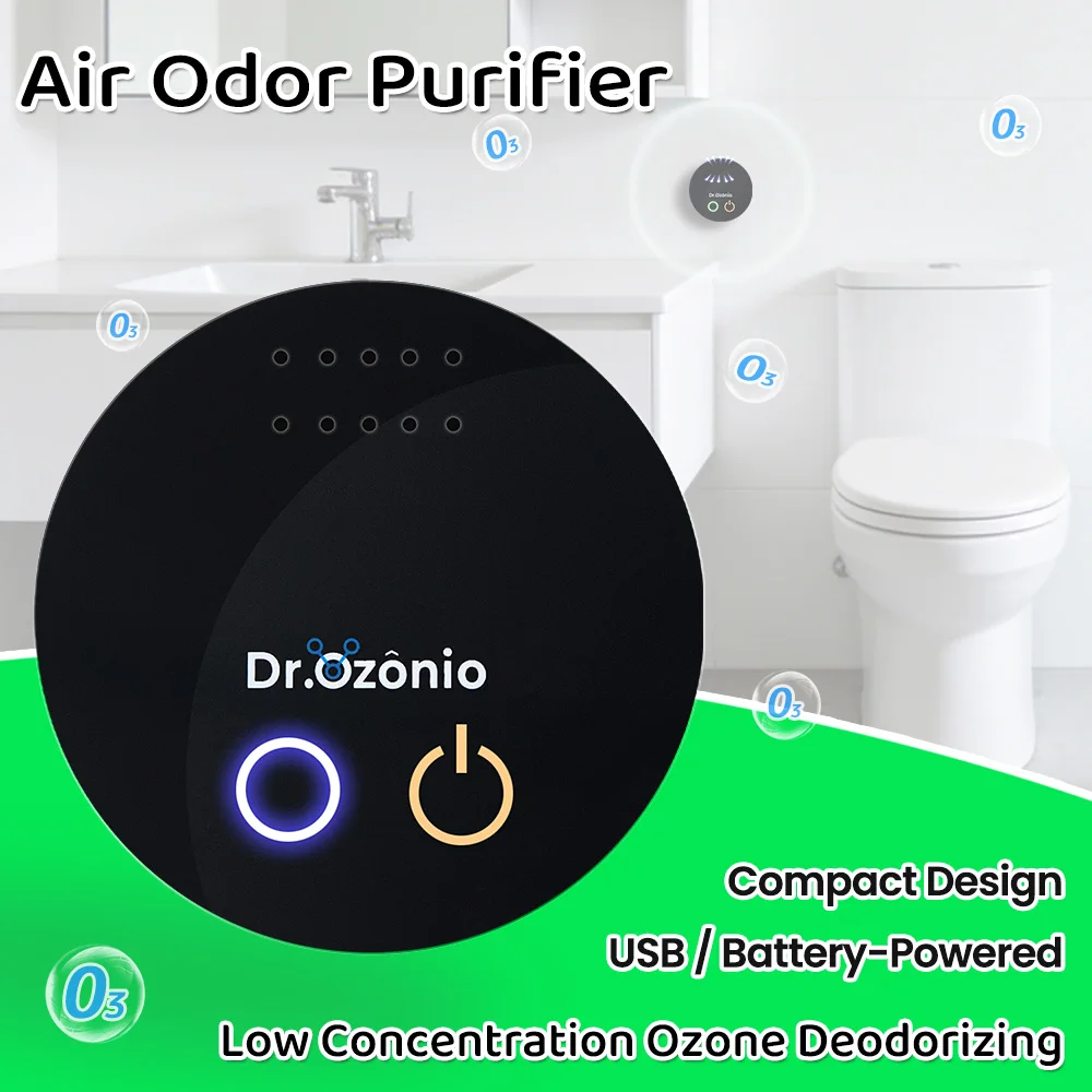 Home Fragrance No 3 - 家庭用ミニ空気清浄機、トイレの臭い除去剤、尿/カビの臭い除去、無香料オゾン発生器、浴室用消臭剤