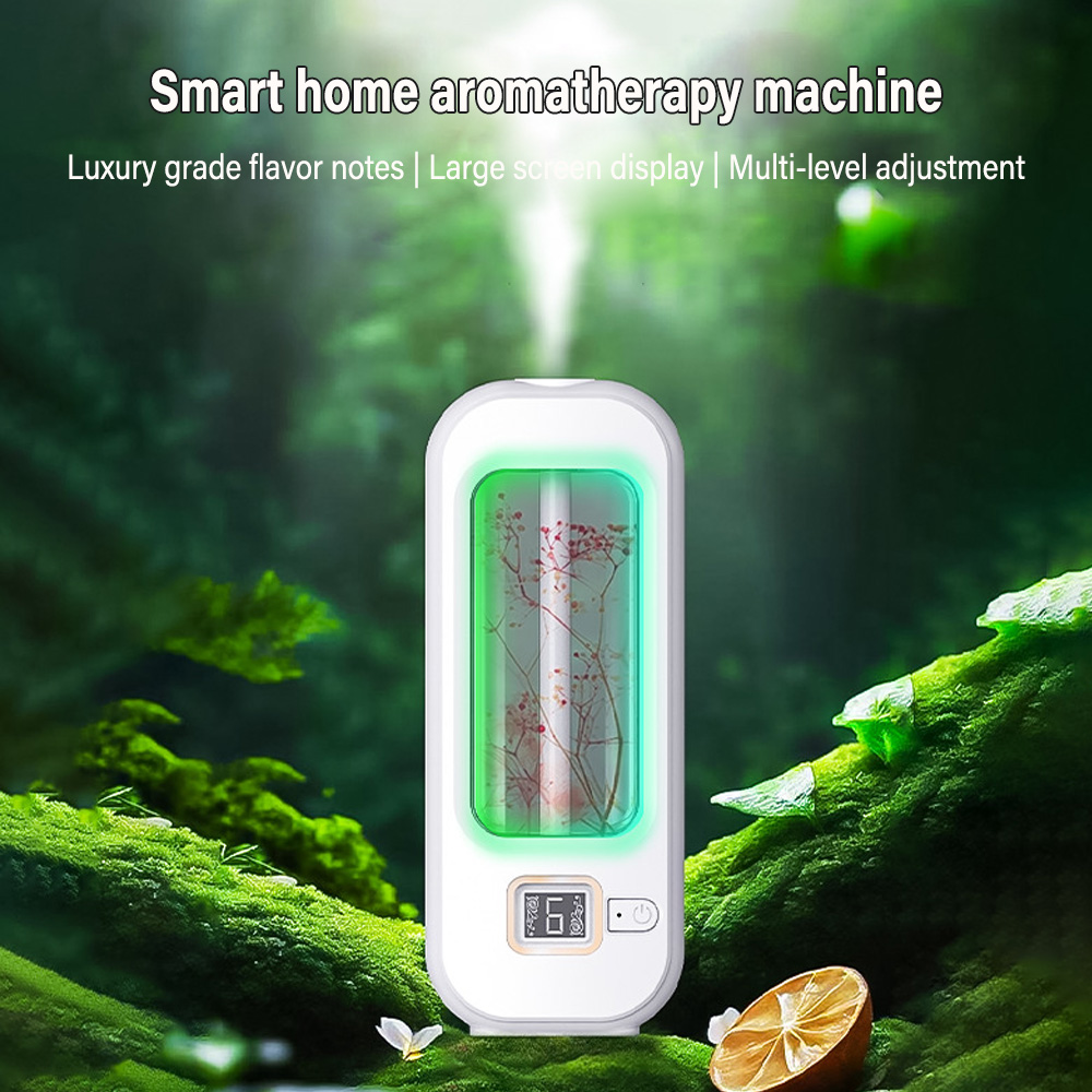 Home Fragrance Vaporizer - アロマセラピーマシン自動ホームフレグランスマシンエッセンシャルオイルディフューザーネブライザーキッチンとトイレの消臭用