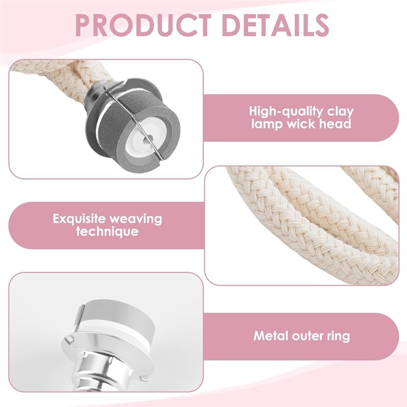 A27F-交換用18mmオイルランプ芯（3個）空気浄化＆家庭 - Home Fragrance No 3 のレビューと価格