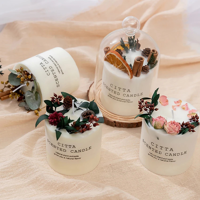 木製ホルダー付きの森シリーズの香りのキャンドル,4つのフレグ - Home Fragrance Wax Melts のレビューと価格