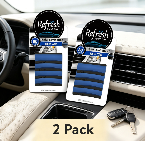 車用芳香剤 ベントクリップスティック詰め替え 4個入り 新車 - Home Fragrance Diffuser Refills のレビューと価格