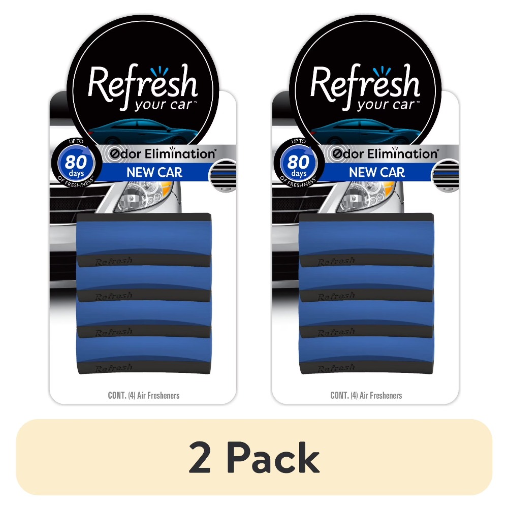 車用芳香剤 ベントクリップスティック詰め替え 4個入り 新車 - Home Fragrance Diffuser Refills のレビューと価格