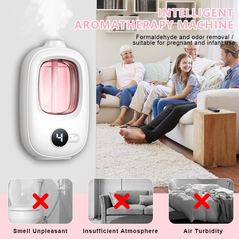 自動アロマセラピー装置トイレ家庭用芳香剤アロマセラピーマシン - Home Fragrance Vaporizer のレビューと価格